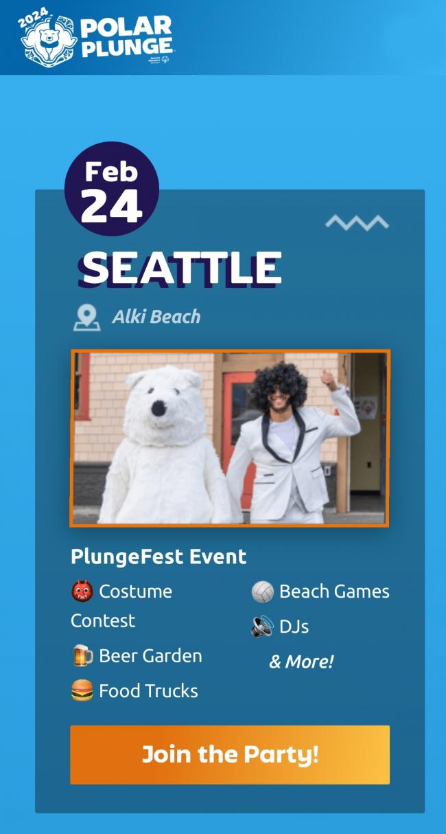 Special Olympics Polar Plunge will raise funds Feb. 24 Westside Seattle